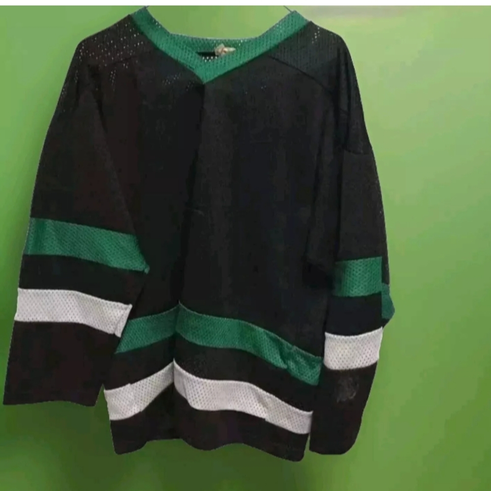 Dallas Stars 1990's 100% Polyester Blank Jersey  Adult S